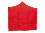 10' Apex Series Double Zippered Doorway - Solid Sidewall - Classic Red