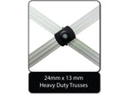 10x10 Apex Series 4 Pop-Up Canopy with HEX Frame - Snow White