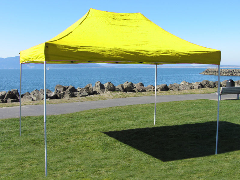 10x15 Apex Series 3 Pop-Up Canopy with Steel Frame - Snow White