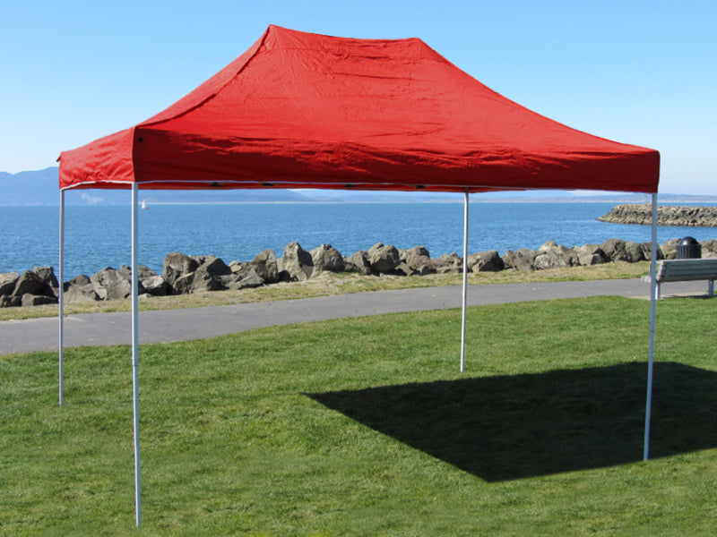 10x15 Apex Series 3 Pop-Up Canopy with Aluminum Frame - Canary Yellow