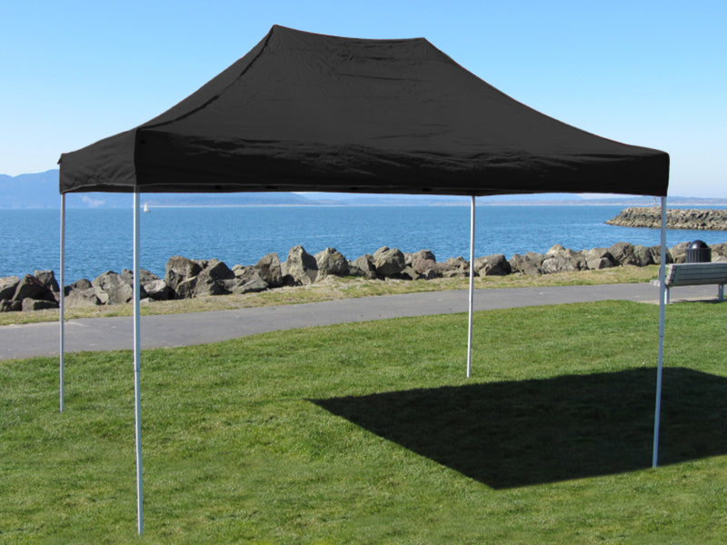 10x15 Apex Series 3 Pop-Up Canopy with Steel Frame - Emerald Green