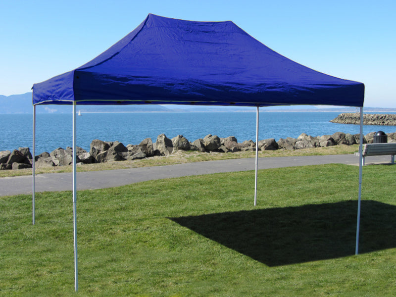 10x15 Evolution Series Canopy with Steel Frame - Blue