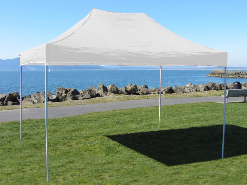 10x15 Apex Series 3 Pop-Up Canopy with Steel Frame - Sunset Orange