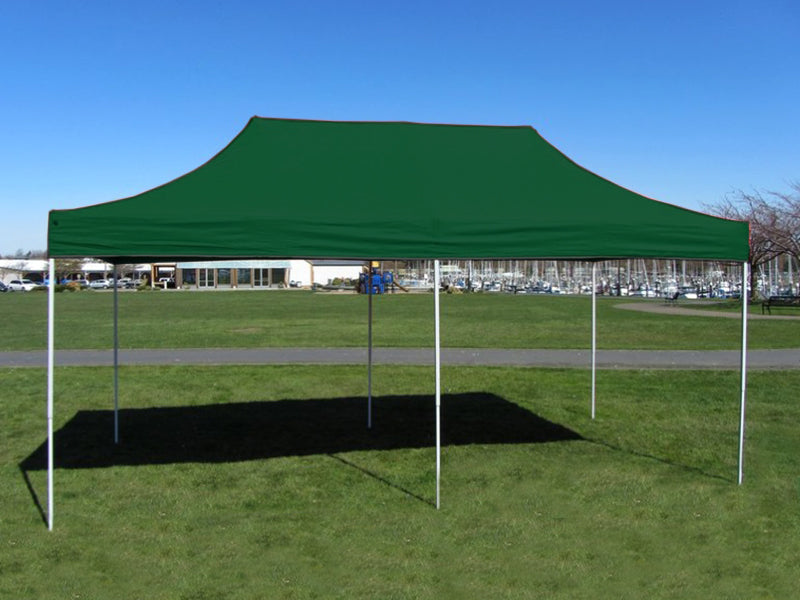 10x20 Apex Series 3 Pop-Up Canopy with Steel Frame - Emerald Green